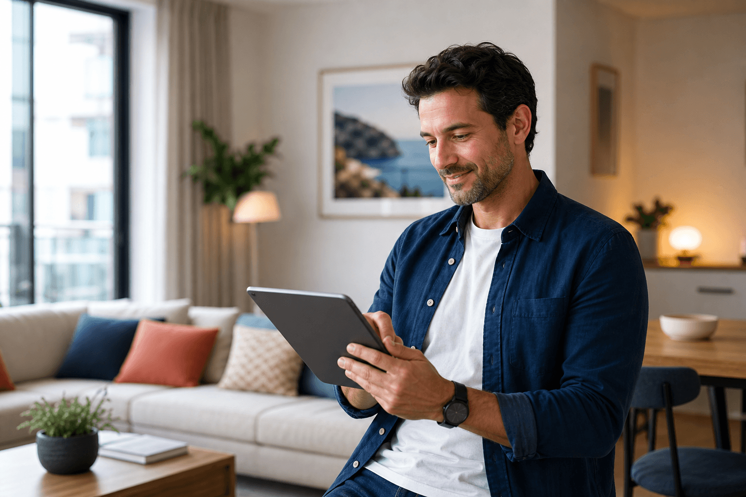 Host reviewing analytics for a short-term rental QR store